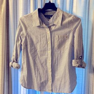 Tommy Hilfiger Nautical Button Down, Women’s Large